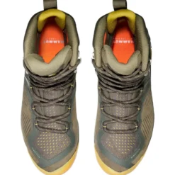 Scarpe escursionismo Mammut Sapuen High Gore-Tex Women dark tin-amber green