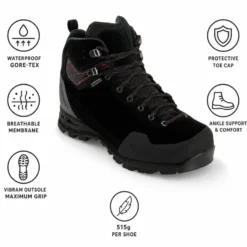 Scarpe escursionismo Millet G Trek 3 Gore-Tex W Black