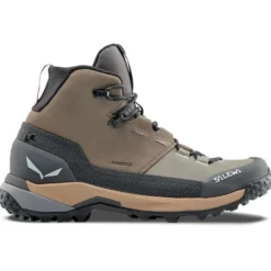 Scarpe escursionismo Salewa Puez Leather Mid Ptx W Bungee Cord Onyx