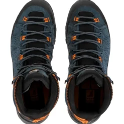 Scarpe escursionismo Salewa Alp Trainer 2 Mid Gore-Tex Denim Fluo Orange