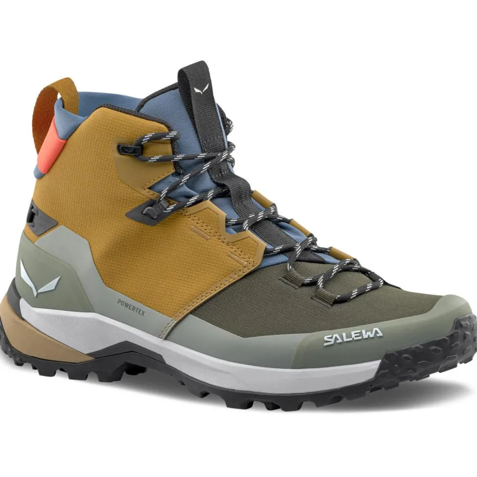 Scarpe escursionismo Salewa Puez 2 Mid PowerTex M Golden Brown Shadow