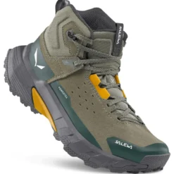 Scarpe escursionismo Salewa Pedroc 2 Leather Mid Ptx M Faded Green Dark Olive