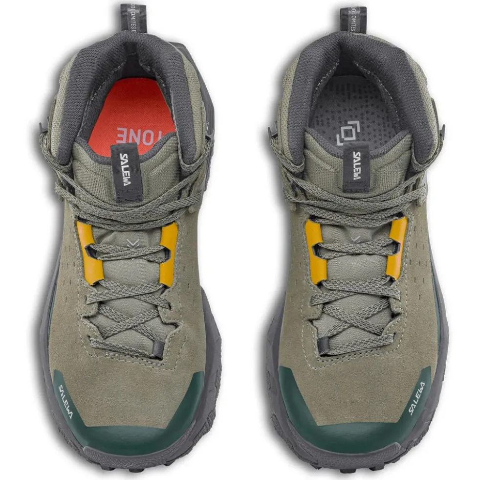 Scarpe escursionismo Salewa Pedroc 2 Leather Mid Ptx M Faded Green Dark Olive