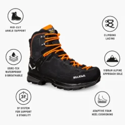 Scarpe trekking e montagna Salewa MTN Trainer 2 Mid Gore-Tex Onyx Black