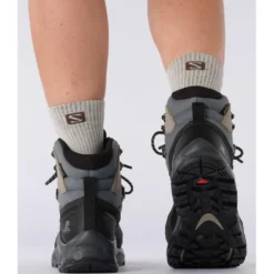 Scarpe trekking e montagna Salomon Quest Element Gore-Tex W Ebony Rainy Day Stormy Weather