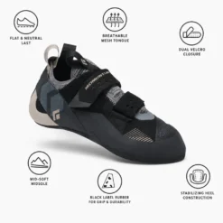 Scarpette arrampicata Black Diamond M Momentum Moonstone Black