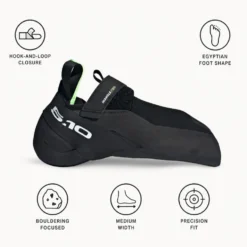 Scarpette arrampicata Five Ten Hiangle Pro Cblack Ftwwht Siggnr