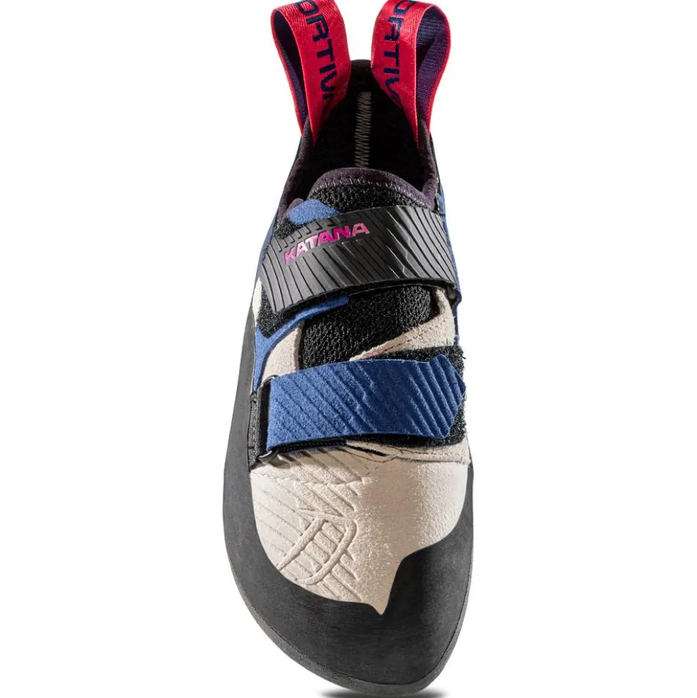 Scarpette arrampicata La Sportiva Katana Woman White Storm Blue