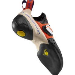 Scarpette arrampicata La Sportiva Solution Woman White Lily Orange