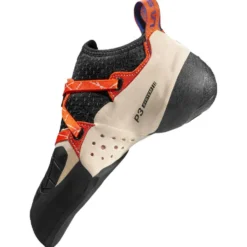 Scarpette arrampicata La Sportiva Solution Woman White Lily Orange