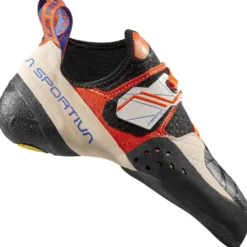 Scarpette arrampicata La Sportiva Solution Woman White Lily Orange