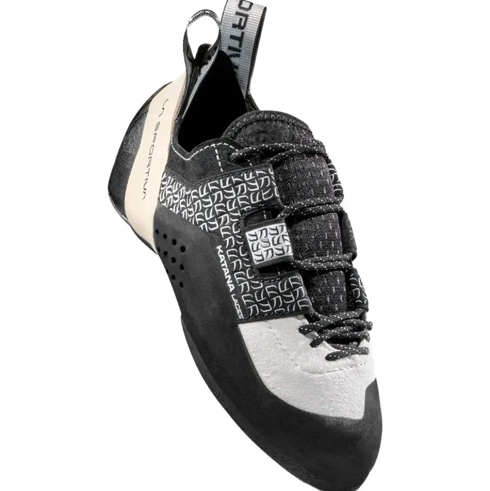 Scarpette arrampicata La Sportiva Katana Laces Woman White Black
