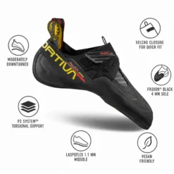 Scarpette arrampicata La Sportiva Skwama Lite Black Yellow