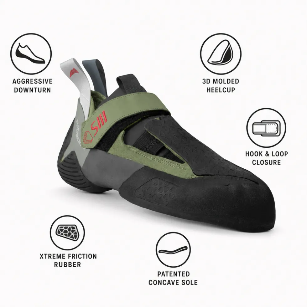 Scarpette arrampicata Mad Rock Shark III Hv Khaki