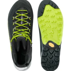 Scarponi da alpinismo Lowa Cervino Gore-Tex Mid Black Lime