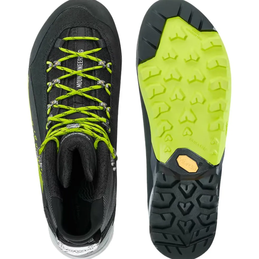 Scarponi da alpinismo Lowa Cervino Gore-Tex Mid Black Lime