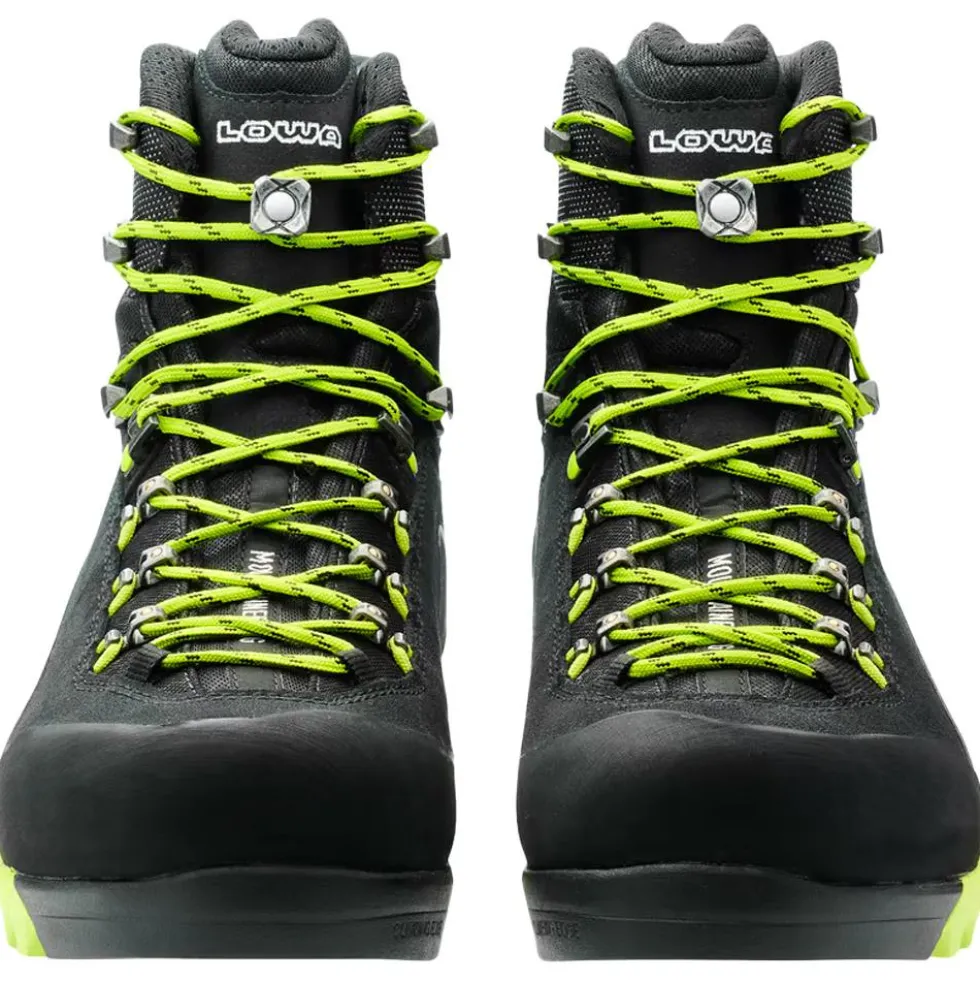 Scarponi da alpinismo Lowa Cervino Gore-Tex Mid Black Lime