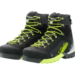 Scarponi da alpinismo Lowa Cervino Gore-Tex Mid Black Lime