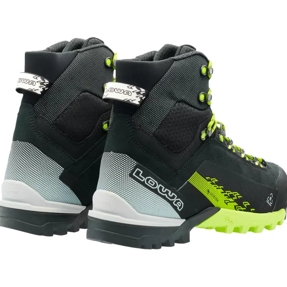Scarponi da alpinismo Lowa Cervino Gore-Tex Mid Black Lime