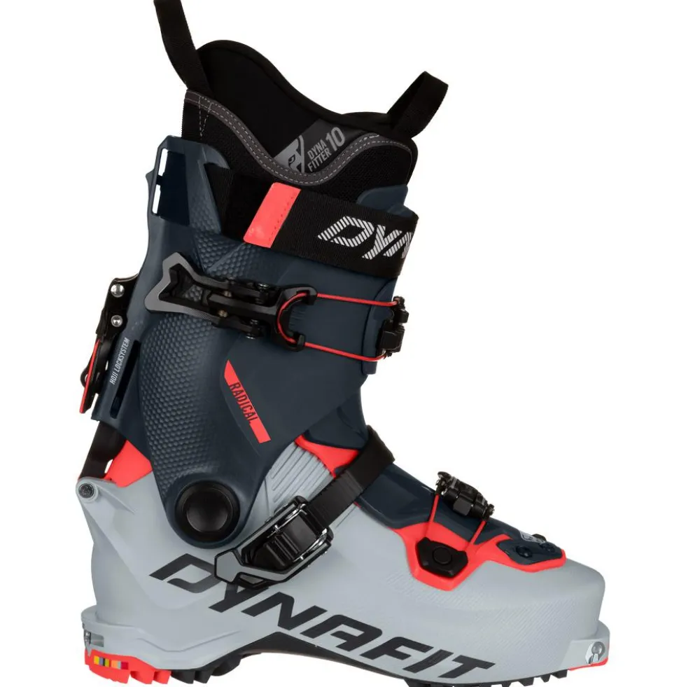 Scarponi da sci alpinismo Dynafit Radical W Puritan Gray Fluo Coral