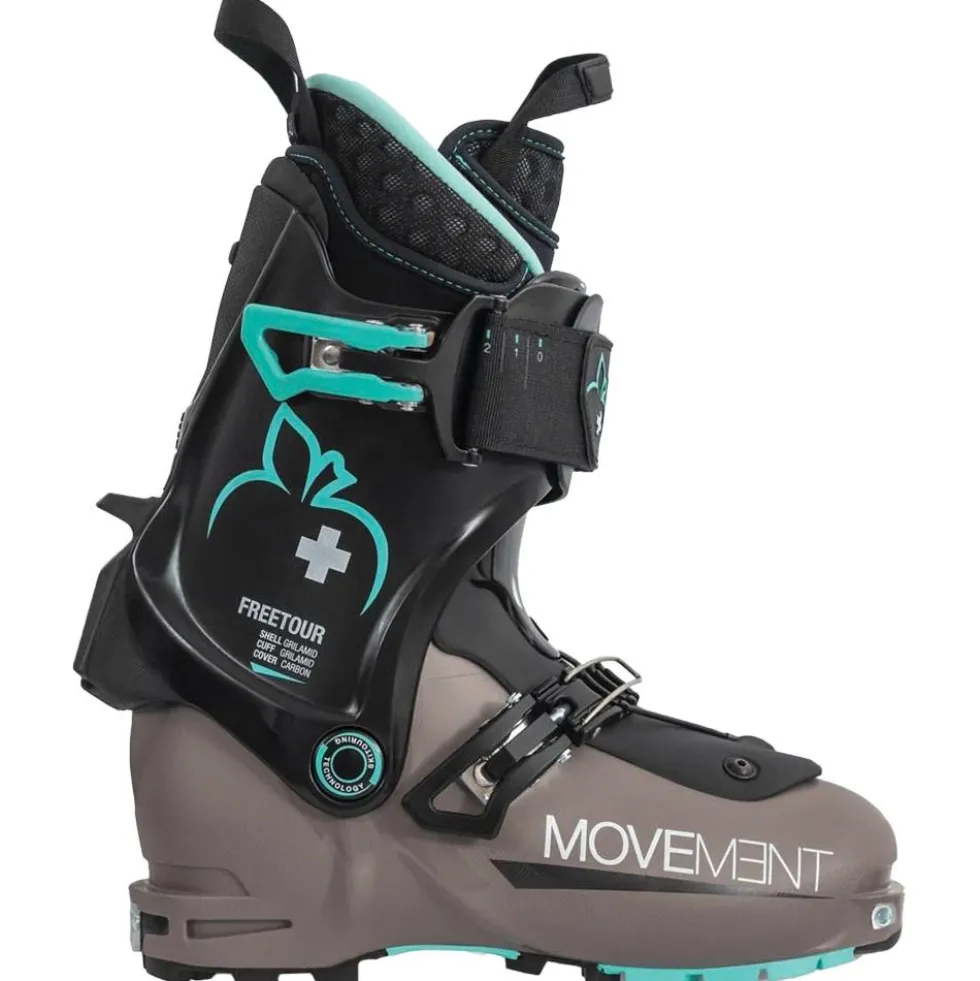 Scarponi da sci alpinismo Movement Freetour W Ultralon Grey Black Turquoise