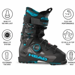 Scarponi da sci Head Edge 120 Hv Gw Boa Anthracite Speedblue
