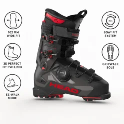 Scarponi da sci Head Edge 110 Hv Gw Boa Anthracite Red