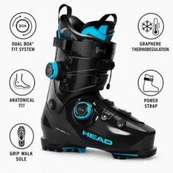 Scarponi da sci Head Kaliber 130 Mv Gw Boa2 Black Speedblue