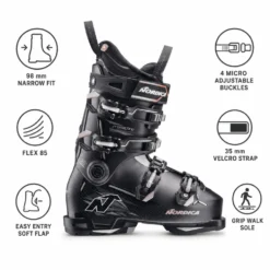 Scarponi da sci Nordica Pro Machine 3 85 W Gw Black Rose White