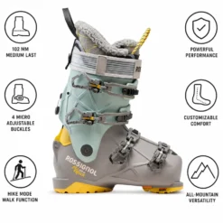 Scarponi da sci Rossignol Alltrack 110 Hv Gw Steel Grey Yellow