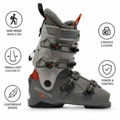 Scarponi da sci Rossignol Alltrack 100 Pro Mv Dark Grey Light Grey