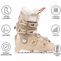 Scarponi da sci Rossignol Alltrack 80 W Gw Red Beige Moka