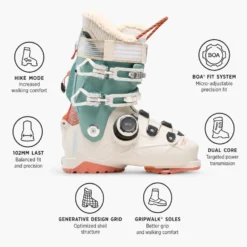 Scarponi da sci Rossignol Alltrack 80 W Boa Gw Beige Teal
