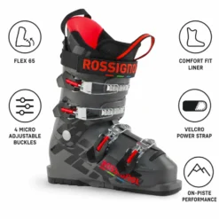 Scarponi da sci Rossignol Hero Jr 65 Meteor Grey