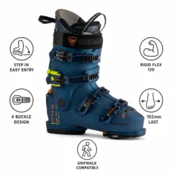 Scarponi da sci Rossignol Vizion 4B 120 Hv Gw Metal Blue