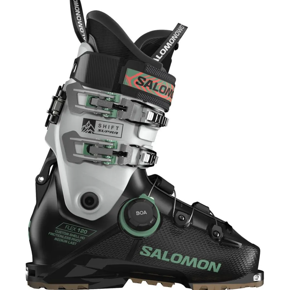 Scarponi da sci Salomon Shift Supra S Boa 120 Gw Black Cool Gray 5 Shale Green