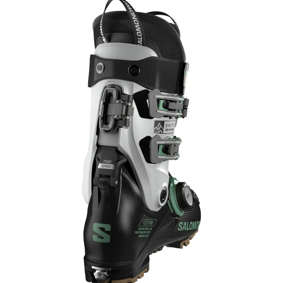 Scarponi da sci Salomon Shift Supra S Boa 120 Gw Black Cool Gray 5 Shale Green