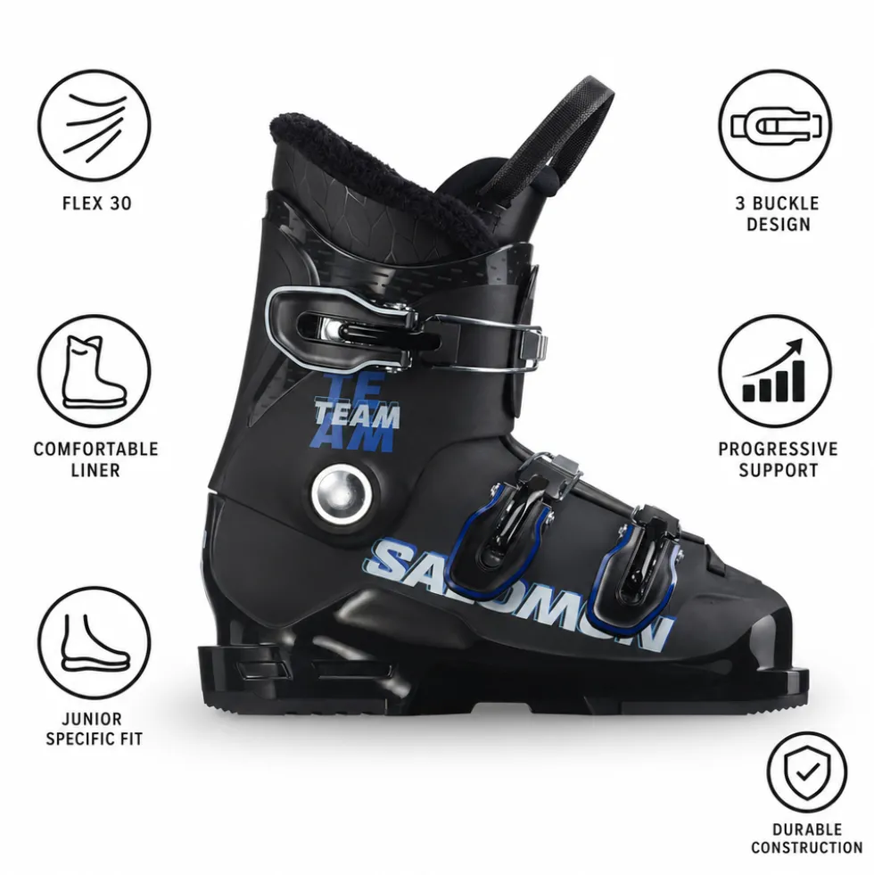 Scarponi da sci Salomon Team T3 Black Race Blue White