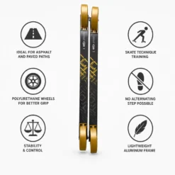 Set rollski Skate Pro Pu Rm2 + att