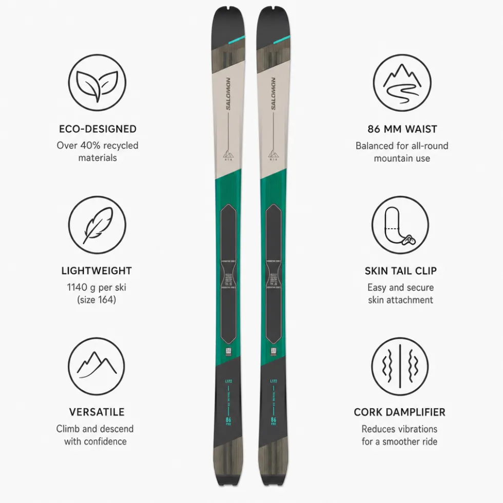 Set sci alpinismo MTN 86 W Pro + att