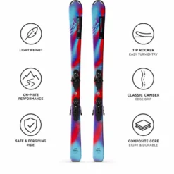 Set sci alpino L Qst Jr M + att