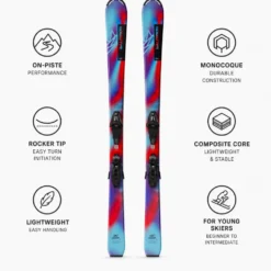Set sci alpino L Qst Jr S + att