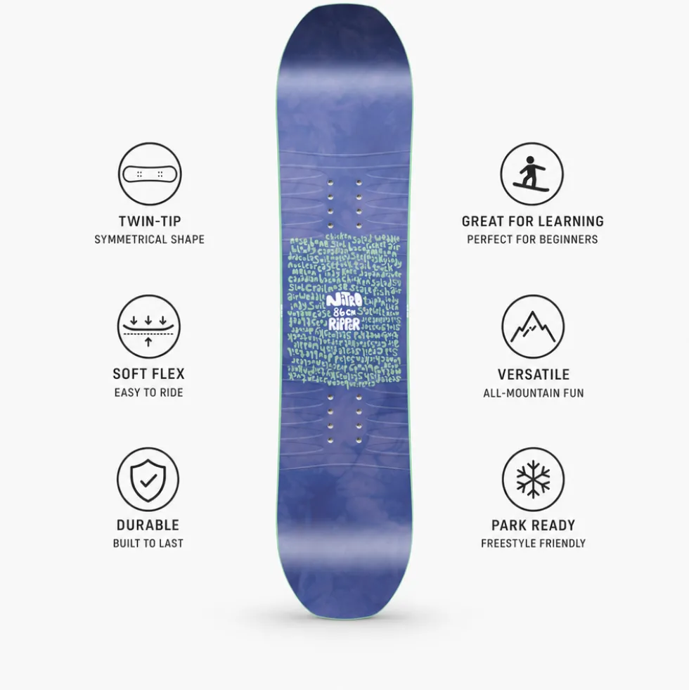 Set snowboard Ripper Kids + att