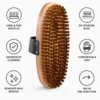 Spazzola Vola Brass oval