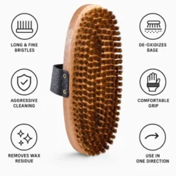 Spazzola Vola Brass oval