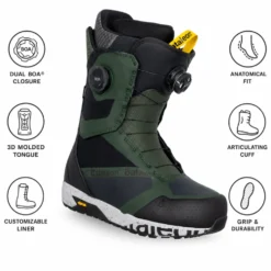 Stivali Bataleon Salsa Boa Green