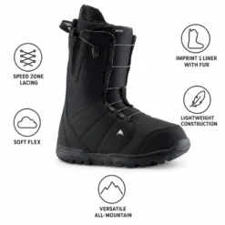 Stivali Burton Moto Black
