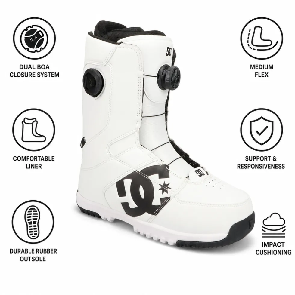 Stivali DC Control Off White