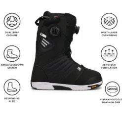 Stivali DC Judge Boa Black White