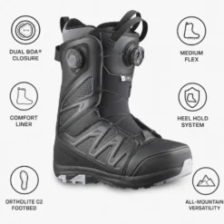 Stivali Salomon Ivy Boa Black
